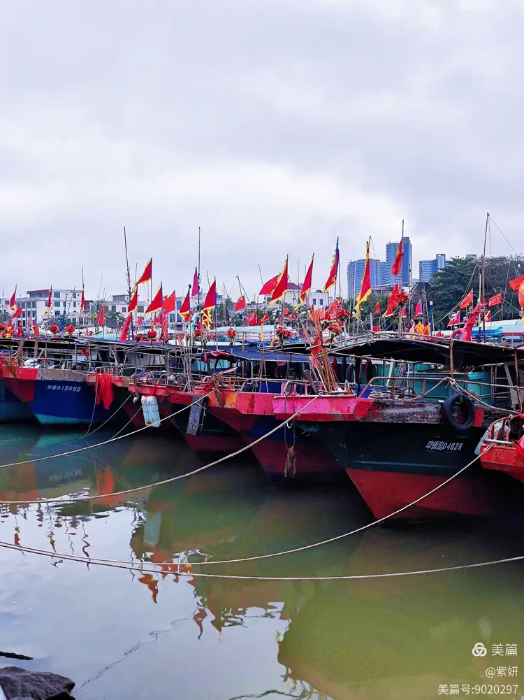 海南最美渔村潭门镇